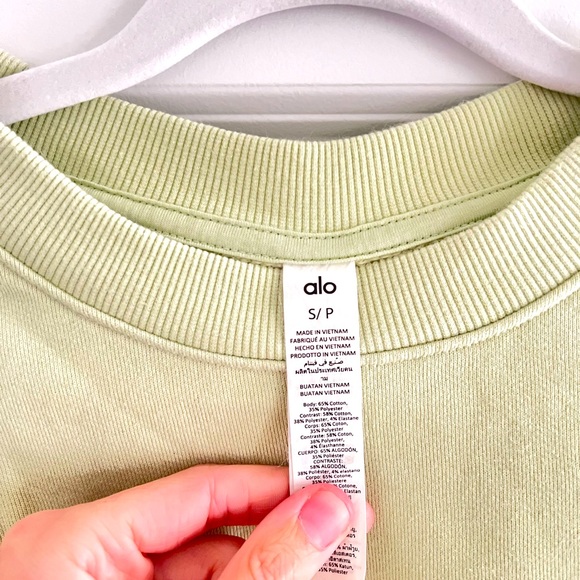 ALO Green Sweatshirt - Picture 3 of 3